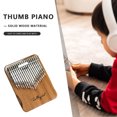 thumbnail image 2 of 34 teclas Kalimba niños iluminado portátil Kalimba dedo Piano regalo de cumpleaños JShteea El nuevo, 2 of 6