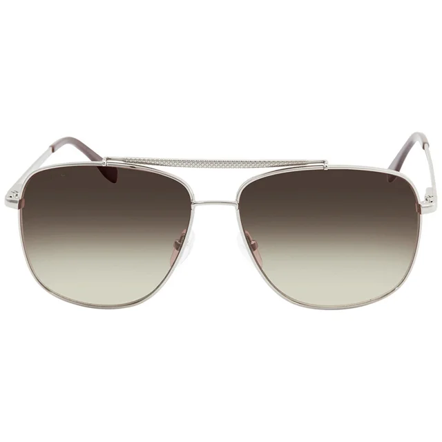 Gafas de sol Lacoste para hombre lentes de policarbonato marco de metal bronce claro L188S 035