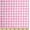 Fuchsia / White, variant on Gingham Check Linen-Look Polyester Cotton 58" Fabric By The Yard - Tan / White