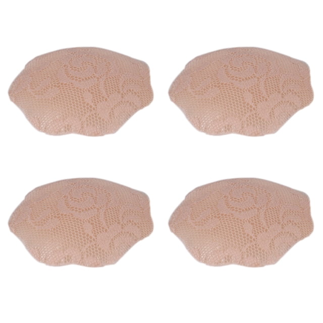 Pastillas de silicona para mujer, sujetador adhesivo de flores, reutilizable, 2 pares de cubiertas invisibles para pezones de encaje de silicona