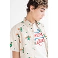 thumbnail image 2 of Ragstock Leprechaun & A Pint Woven Button Up Shirt, 2 of 4