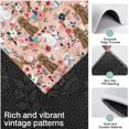 thumbnail image 3 of Poodle Dog and Flower Floral Kitchen Rugs Sets Of 3,Kitchen Runner Rugs Non Skid Washable,Decorative Kitchen Floor Mats for Kitchen,Sink,Laundry,17"x30"+ 17"x47" + 17"x59", 3 of 6