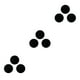 Baohd 1/2/3/5 Jaune Dot Balles en Caoutchouc à Basse Vitesse Débutants et Amateurs Combinaison de Sets Est Simple Point Bleu 3PCS – image 4 sur 6