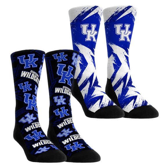 Unisex-Rock Em Socks Kentucky Wildcats Game Day Two-Pack Crew Socks Set