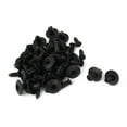 thumbnail image 1 of 30Pcs 30 Piezas Auto 8mm Agujero Pulsar Tipo Remaches de Plástico Negro, 1 of 1