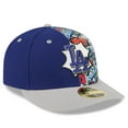 thumbnail image 3 of Men's New Era Royal/Gray Los Angeles Dodgers 2025 MLB Diamond Hero Edition Low Profile 59FIFTY Fitted Hat, 3 of 5
