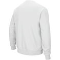 thumbnail image 2 of Men's Colosseum White West Virginia Mountaineers Arch & Logo Crew Neck Sweatshirt, 2 of 4