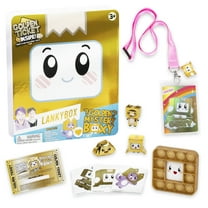 Lankybox Golden Mystery Surprise Boxy, Walmart Exclusive, Official Merchandise, 9 Toys to Discover