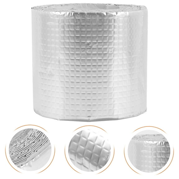 HOMEMAXS 1 Roll Roof Tape Gap Sealing Tape Caulk Repair Tape Aluminum Foil Repair Tape