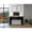 Black, variant on Tuhome Acre Computer Desk with Two Drawers, Modern Design, Light Gray Finish, Home Office