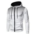 thumbnail image 3 of Sweater Men's Sports Fitness Zip-up Shirt, 3 of 9