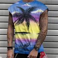 thumbnail image 2 of Moda de verano para hombres Impresión 3D Hombro expandido Casual Deportes Casual Camiseta sin mangas Chaleco Pompotops oipoqjl30625, 2 of 5