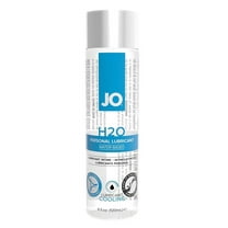 JO H2O Water Based Cooling Personal Lubricant, 4 Ounce Lube for Men, Women and Couples (Free of Glycerin and Fragrance)