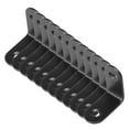 thumbnail image 7 of 27x27mm Angle Bracket Metal Black Right Angle Brackets Corner Braces Support with Screws, 12pcs, 7 of 7