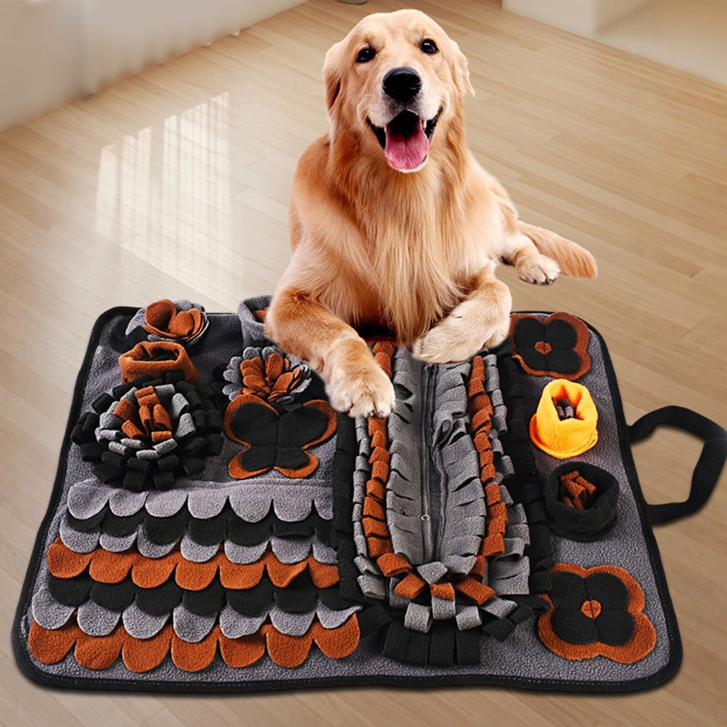 Miiottaa Dog Snuffle Toy Puzzle Chew Enrichment Toy Mat for Small Medium Large Dogs
