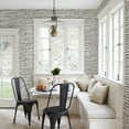thumbnail image 3 of Brewster Runes Black Brushstrokes Unpasted Non Woven Wallpaper, 20.5-in by 33-ft, 56.4 sq. ft., 3 of 4