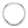 thumbnail image 2 of 14k White Gold 4mm Flat Band Ring - 3.5 Grams - Size 6, 2 of 2