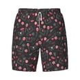thumbnail image 4 of Lsque Mens Swim Trunks Valentine'S Day Pattern - Bathing Suit Compression Liner - Beach Swim Shorts Swimwear - (S-3XL) - Stretch Quick Dry -Large, 4 of 9
