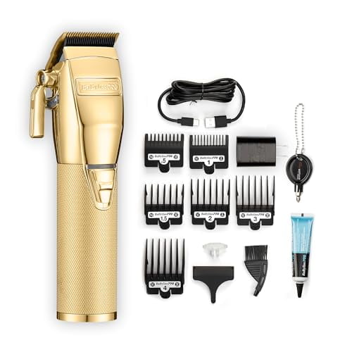 BaBylissPRO GOLDFX+ Cortapelos totalmente metálico de litio
