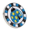 thumbnail image 4 of Marcador de pelota de golf compacto de doble capa de aleación de zinc, Clip magnético para sombrero, abrazadera, suministros de accesorios, azul/mariquita, 4 of 5