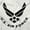 White, variant on US Air Force USAF Fly Fight Emblem Toddler Boy Girl T Shirt Infant Toddler Brisco Brands 12M