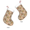 thumbnail image 3 of Balery Mandala Pattern Christmas Stockings with Initials, 18" Large Knit Christmas Stocking,Xmas Stocking for Kids, Holiday and Family Stocking, 3 of 7