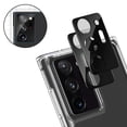 thumbnail image 2 of Película de vidrio de cámara de 2 piezas para Samsung Galaxy S20 Ultra: fácil fijación, antiarañazos, sin interferencias de rayos o sensores, vidrio protector de protección de cámara Adepaton 221067, 2 of 9