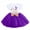 Purple, variant on IBTOM CASTLE Toddler Baby Girls My 3rd Birthday Cake Smash Shinny Printed Sequin Bow Tutu Princess Dress 3 Years Hot Pink - Balloon