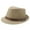 Khaki, variant on Mikilon Male and Female Straw Hats Fashion Solid Color Wide Brimmed Hats Comfortable Vintage Sun Hats