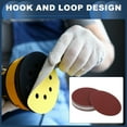 thumbnail image 5 of Unique Bargains Sanding Discs, 7 Inch Automotive Repair Round Hook and Loop Sandpaper Aluminum Oxide Red, 30 Pcs 60 Grit, 5 of 7