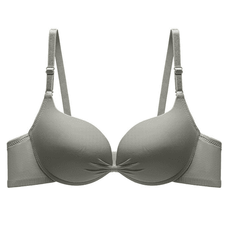 Fulorrnie Bras for Women Push Up Underwire Lift Comfort Lightly Lined Multiway Support ive Bra Dark Green 38