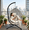 grey, variant on Foldable Hanging Egg Chair with Stand, HDPE Rattan Wicker Swing Chair with Cushion, Heavy Duty Frame 350 Lbs Capacity, Outdoor Patio Indoor Bedroom Balcony, Beige
