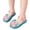 Blue, variant on Girls Jelly Sandals Closed Toe Glitter Princess Dress Sandals Summer Waterproof Fisherman Gladiator Shoes for Little Kid