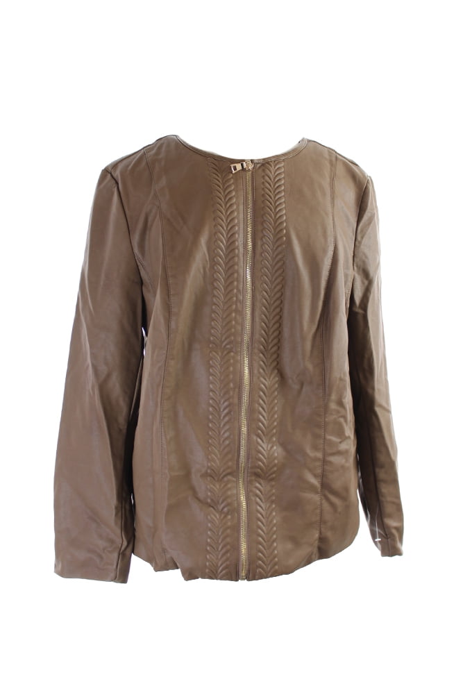 charter club leather jacket