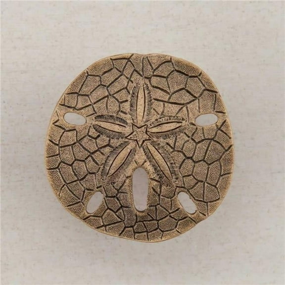 Artisan Collection Sand Dollar Knob - Museum Gold