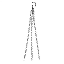Planter Pot Chain Black - Stylish and Sturdy Chain Hangers for Hanging Plants, Bird Feeders, Flower Pots, and More - 20.5 in. Long