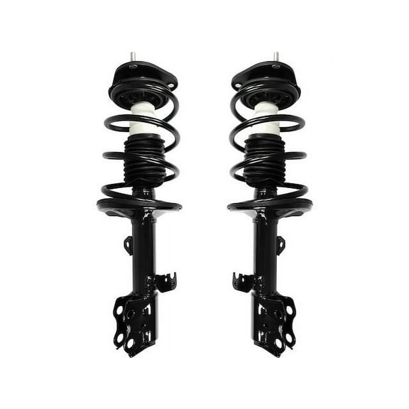 Front Strut and Coil Spring Assembly 2 Piece Kit - Compatible with 2009 - 2013 Toyota Corolla (Excludes XLE, S, and XRS Models) (Only USA Built Models) 2010 2011 2012