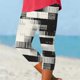 thumbnail image 2 of Gibobby Running Pantalones Deportivos Yoga Leggings para mujer Verano Deportes casuales Pantalones yoga Pantalones cortos ajustados（Gris， S), 2 of 5