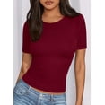 thumbnail image 2 of Remera PRETTYGARDEN 2025 Verano Tejido Acanalado Ajustado M, 2 of 5