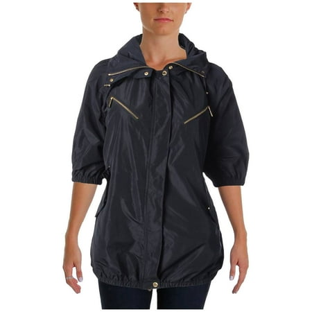 New 4619-2 Michael Kors Windbreaker Parka Jacket Lightweight Coat, Medium $160