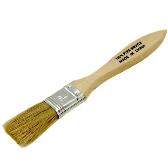 Chef Craft Select Wooden Handle Pastry Brush, 7.5 inches in Length 1 inch Width, Natural