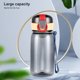 thumbnail image 2 of Wosthever Botella de agua 400ML Sport Fitness Taza portátil para beber con colador de té Semitransparente Al aire libre Estudiante Leche Drinkware Gris Cocina y Comedor Rosado Wosthever HA062969-03, 2 of 6