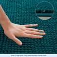 thumbnail image 4 of Alfombra de baño SUBRTEX de chenilla para baño, color azul suave, 60 x 150 cm, 4 of 7