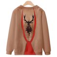 thumbnail image 4 of Honeeladyy Men's Sweatshirt,Men Casual Fashion Round Neck Sweatshirt Christmas Chest Hair Weird 3D Digital Printing Pullover Long Sleeve Tops, 4 of 4