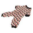 thumbnail image 1 of Pyjama Rayé pour Chien, Polyester Chaud Lavable en Machine Pull Combinaison pour Chien Design Léger à la Mode pour Tous les Jours pour la Chambre à Coucher XS, S, M, L, XL, 1 of 8
