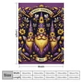thumbnail image 4 of Orinice Gnomes Bee Sunflower Hats Warm Lightweight Blanket Soft Fleece Blankets All Seasons Flannel Material Blanket 40x50in, 4 of 6