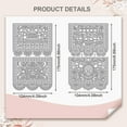 thumbnail image 2 of 2Pcs Day of The Dead Banners Cutting Die Skull Background Cutting Dies Flag Metal Scrapbooking Stencils Die, 2 of 8