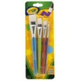 thumbnail image 2 of Crayola Flat Paintbrush Set, Four Count, 2 of 6