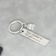 thumbnail image 3 of You Make A Difference Keychain Stainless Steel Laser Engraved House Pendant Keyring Thank You Gifts, 3 of 5