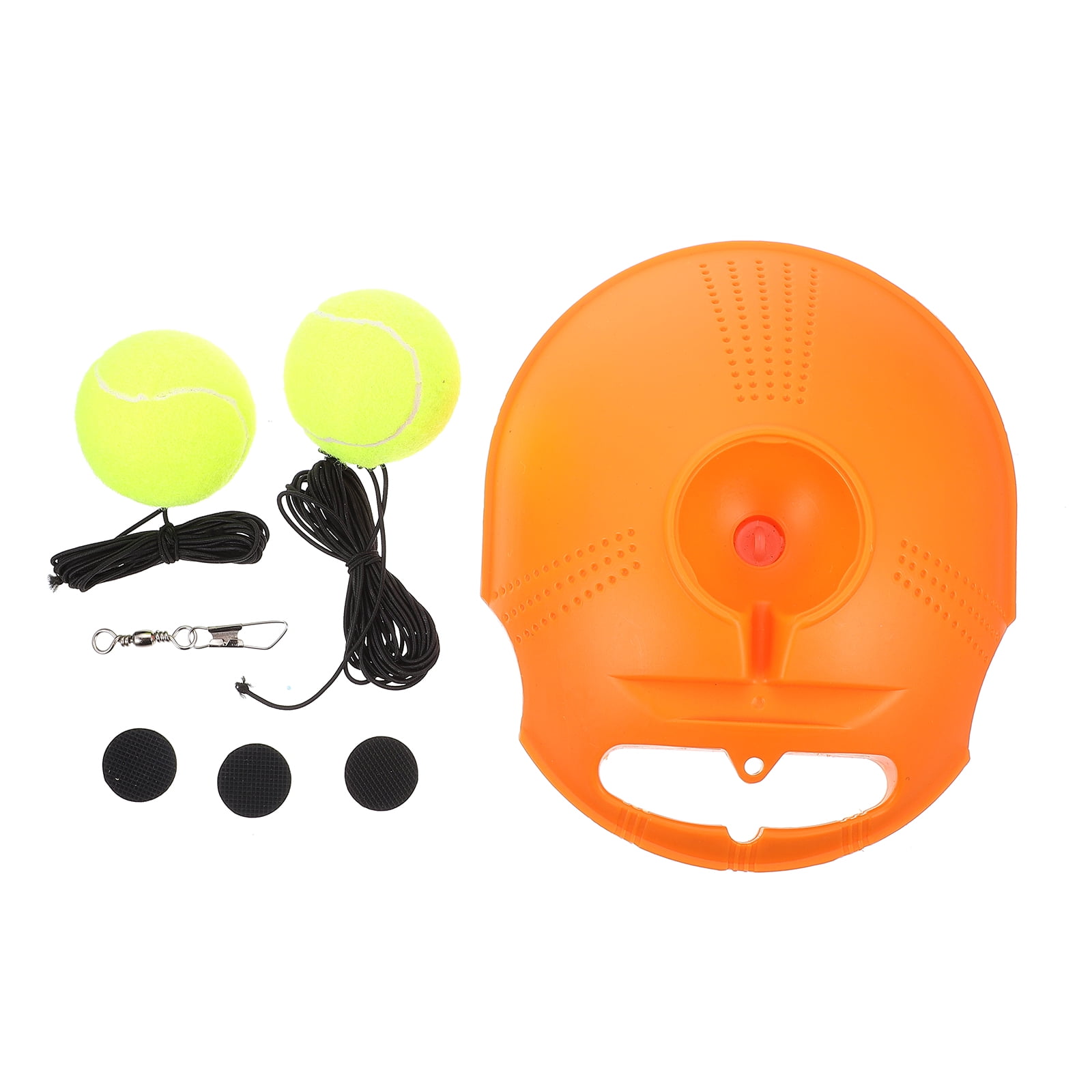 SKISUNO 1Set Tennis Training Base Orange Self Training Tool for Accurate Stroke Practice